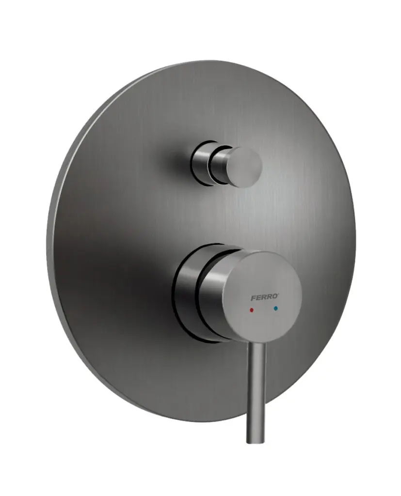 NOVASERVIS Sprchová podomítková baterie Ciriculus, gun metal BCK7PGM