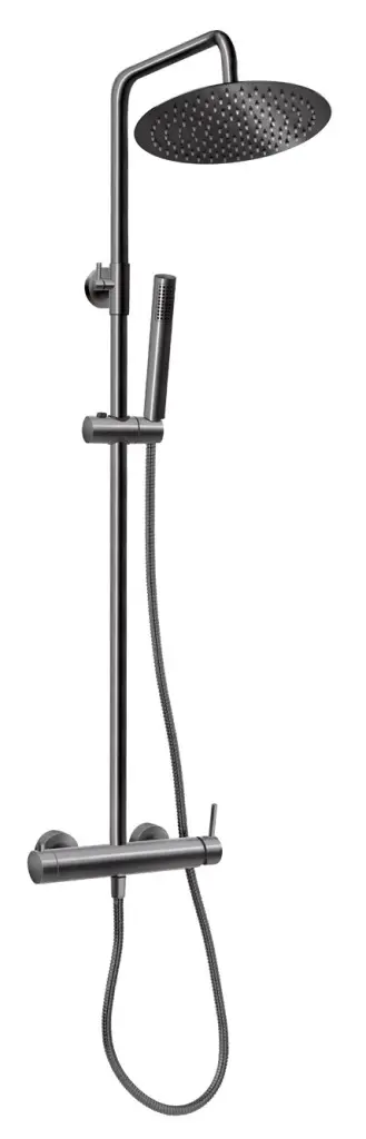 NOVASERVIS Sprchový set + sprchová baterie Ciriculus, gun metal NP85-BCK7UGM