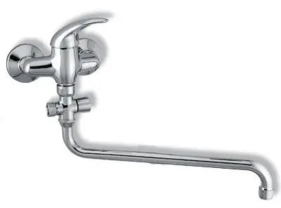 Novaservis Paneláková baterie bez příslušenství 100 mm Metalia 55 chrom