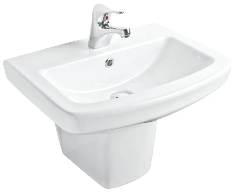 OLSEN SPA Nástěnné umyvadlo NERO 54,5 OLKGNE12LVB01
