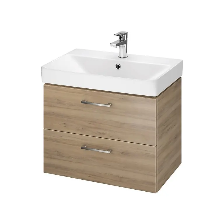 Skříňka s umyvadlem Lara Mille slim 60 cm orech