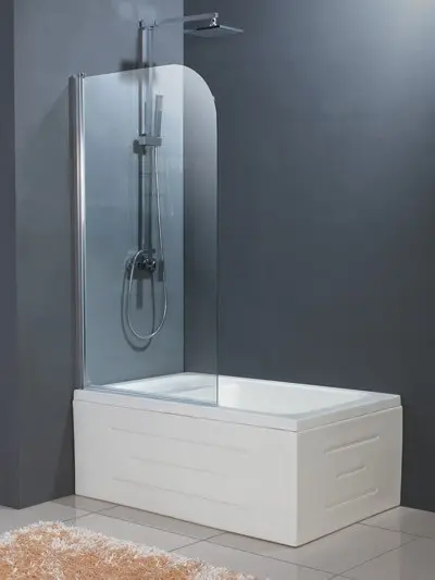 OLSEN SPA Vanová zástěna EVORA Barva rámu Chrom/Leštěný hliník (ALU), Rozměr A 70 , Směr zavírání Univerzální Levé / Pravé, Výplň Čiré bezpečnostní sklo 5 mm BCEVOR70CC