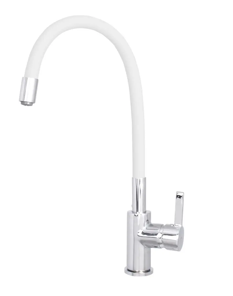 Rubineta Dřezová baterie FLEXY-33 Bílá OLBAFL33WT