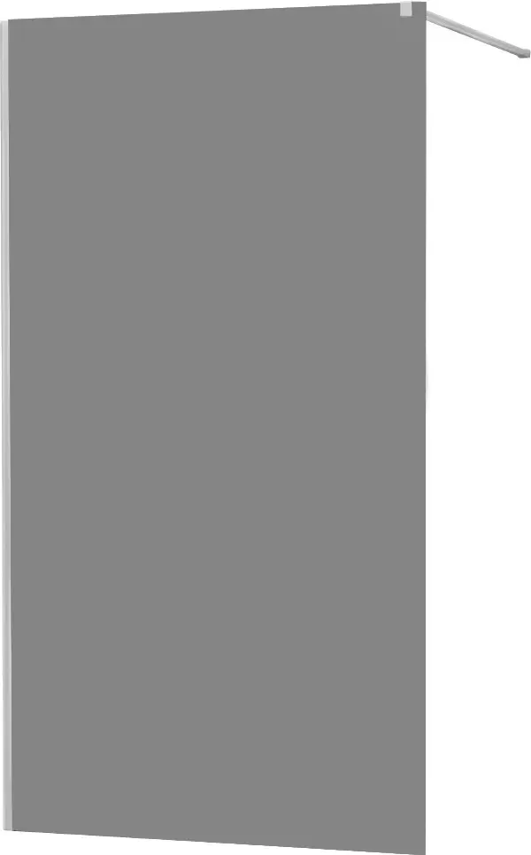 MEXEN/S KIOTO Sprchová zástěna WALK-IN 80x200 cm 8 mm, chrom, kouřové sklo 800-080-101-01-40