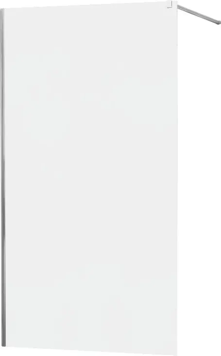 MEXEN - KIOTO Sprchová zástěna WALK-IN 110x200 cm 8 mm, chrom, matné sklo 800-110-101-01-30