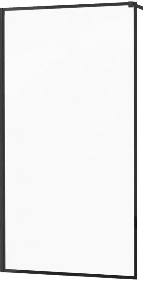 MEXEN KIOTO walk-in 120x200 cm 8mm černá samostatné sklo 800-120-000-00-70