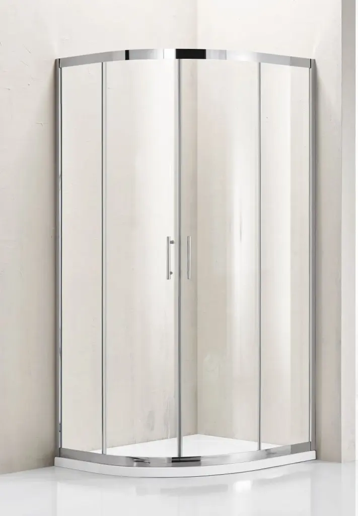 HOPA Sprchový set MATARO INOX s vaničkou Barva rámu Nerez, Materiál Nerez, Rozměr A 90, Rozměr B 90, Rozměr C 195, Směr zavírání Univerzální Levé / Pravé, Výplň Čiré bezpečnostní sklo 6 mm BATA90NCVLM