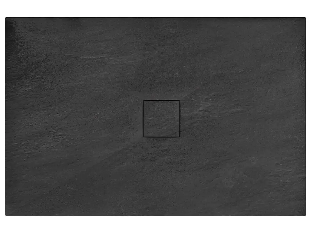 REA Sprchová vanička Stone 80x120x4 černá REA-K9602