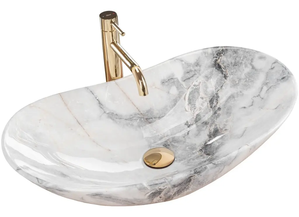 Umyvadlo na desku Royal Granit Shiny