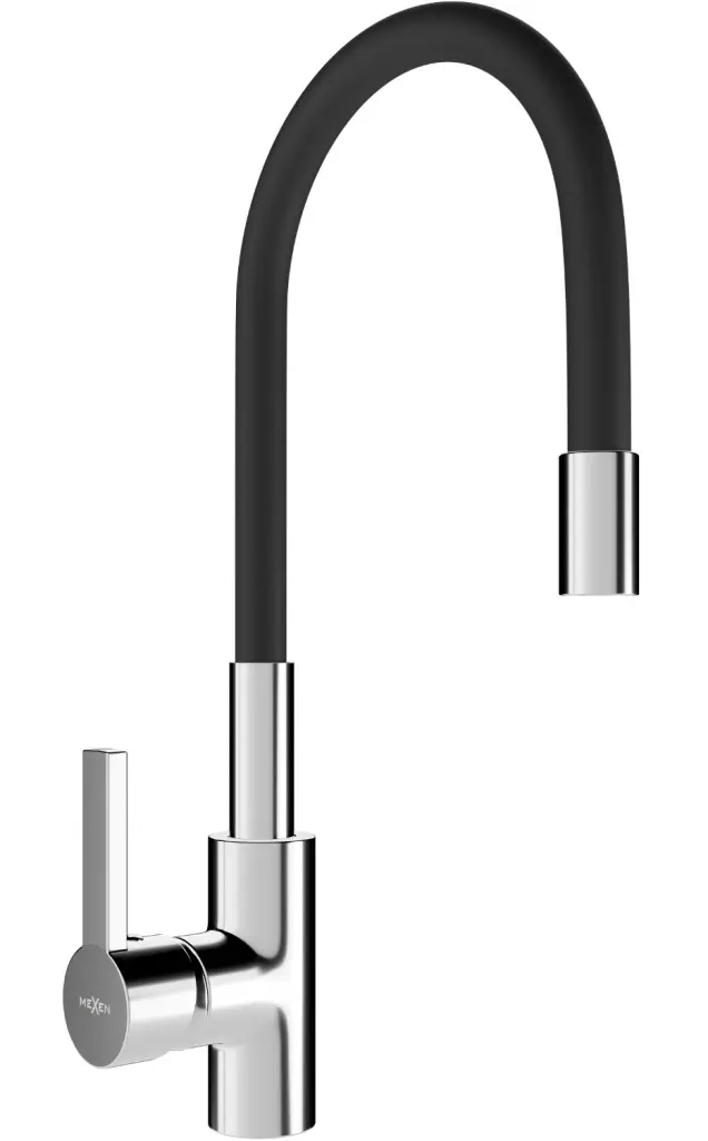 Dřezová baterie Mexen Flex chrom/černá