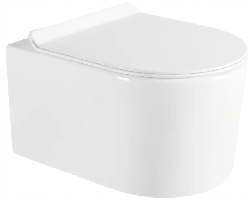 MEXEN/S Sofia Závěsná WC mísa včetně sedátka s slow-slim, duroplast, bílá 30540100