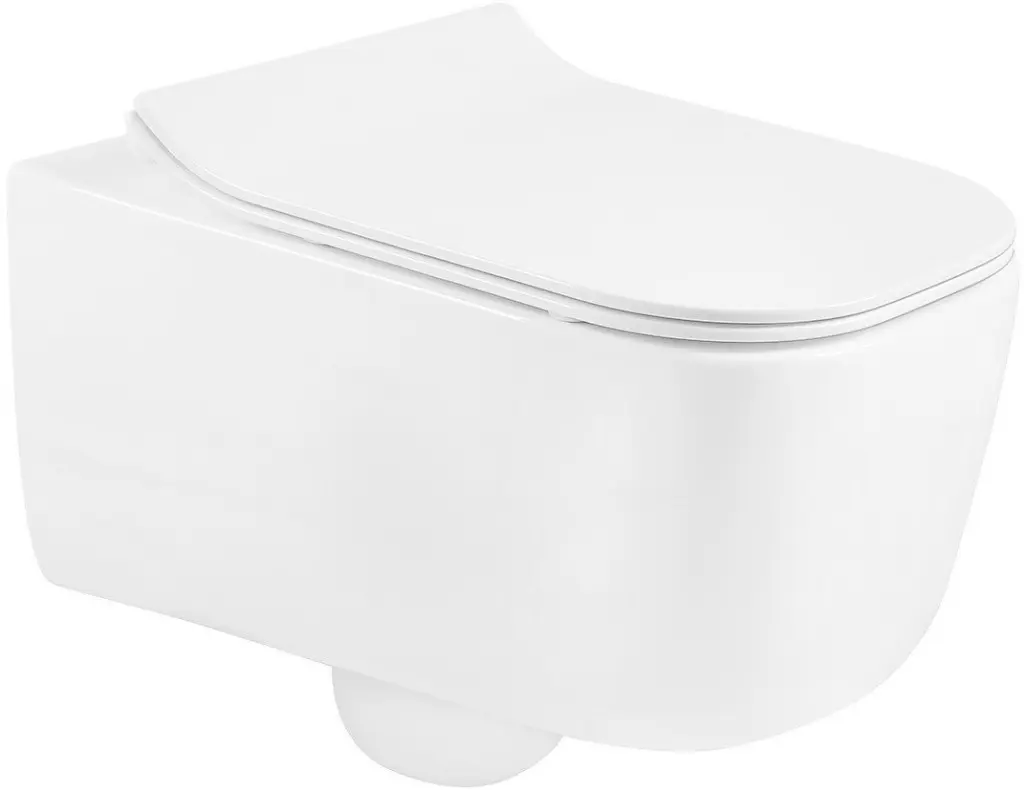 MEXEN/S Stella Závěsná WC mísa včetně sedátka s slow-slim, duroplast, bílá 30680800