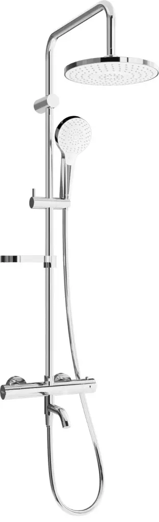 MEXEN/S KX05 vanový sloup s termostatickou baterií, chrom/bílá 779000591-00