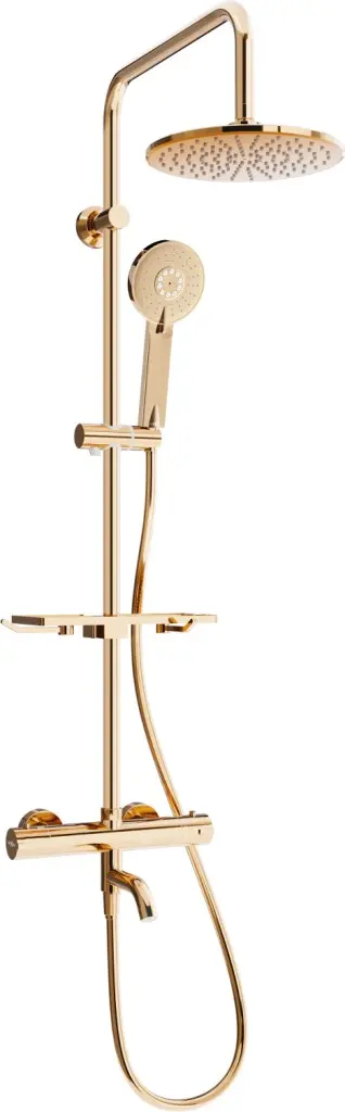 MEXEN/S KT40 vanový sloup s termostatickou baterií, růžového zlata 779004093-60