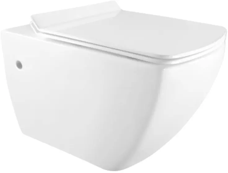 MEXEN - Vega Závěsná WC mísa včetně sedátka s slow-slim, duroplast, bílá 30654000