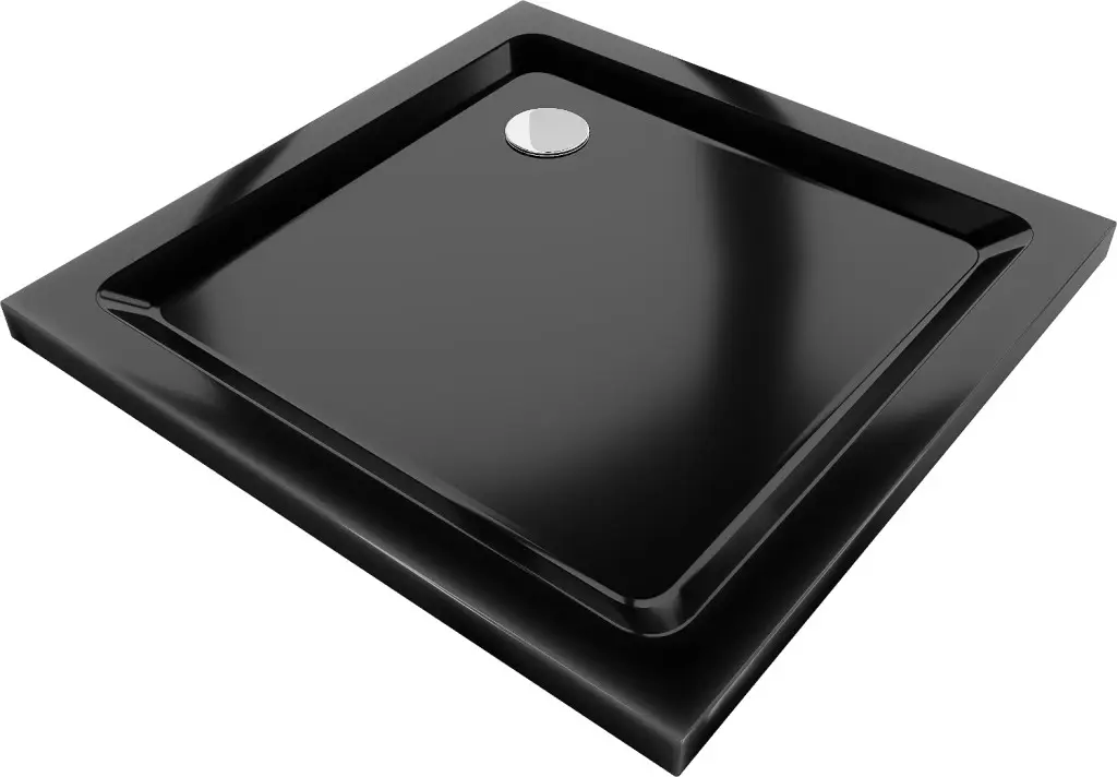 MEXEN Sprchová vanička čtvercová 80x80 cm černá 40708080
