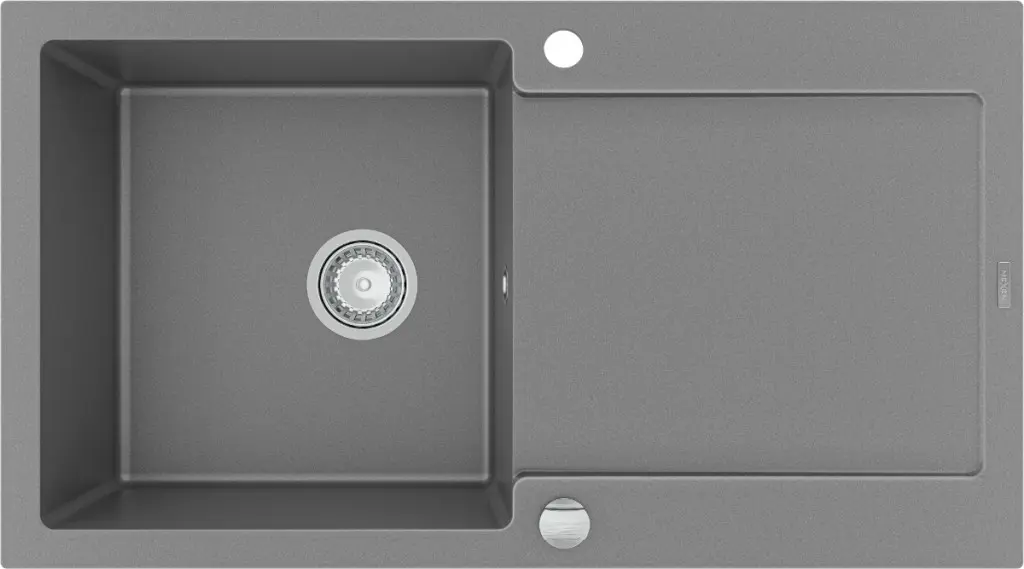 MEXEN Leo granitový dřez s odkapávačem 900x500 mm, šedá 6501901010-71