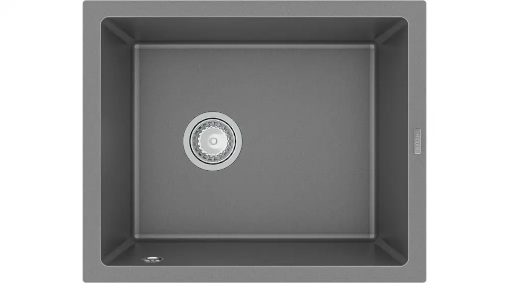 MEXEN Pedro granitový dřez 1-miska 560x460 mm, šedá 6508561000-71