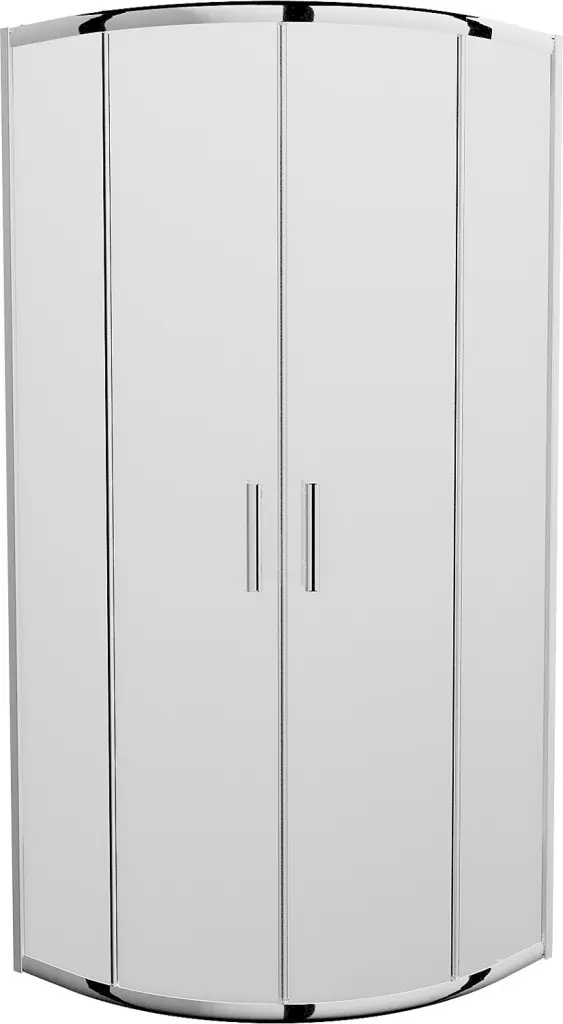 MEXEN Rio čtvrtkruhový sprchový kout 70x70, mražené sklo, chrom 863-070-070-01-30