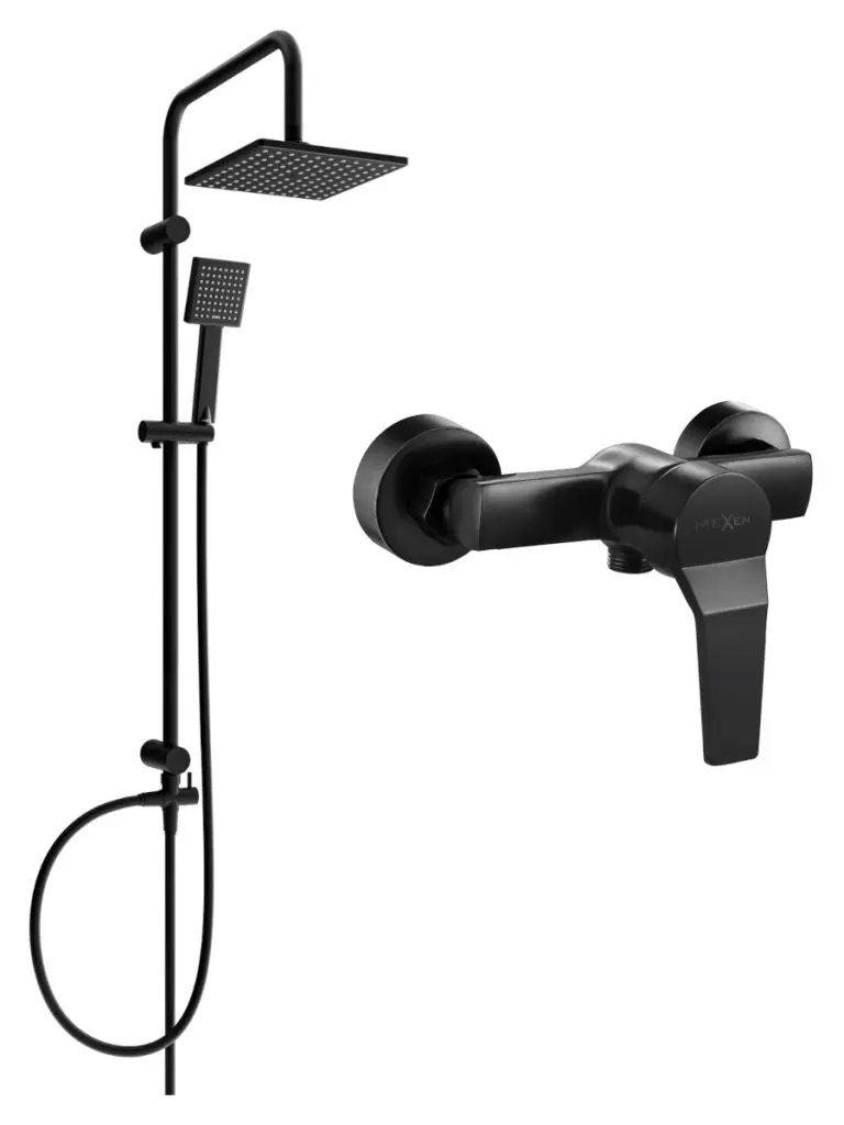 Sprchový set MEXEN Tord - sprchová baterie Caro černý