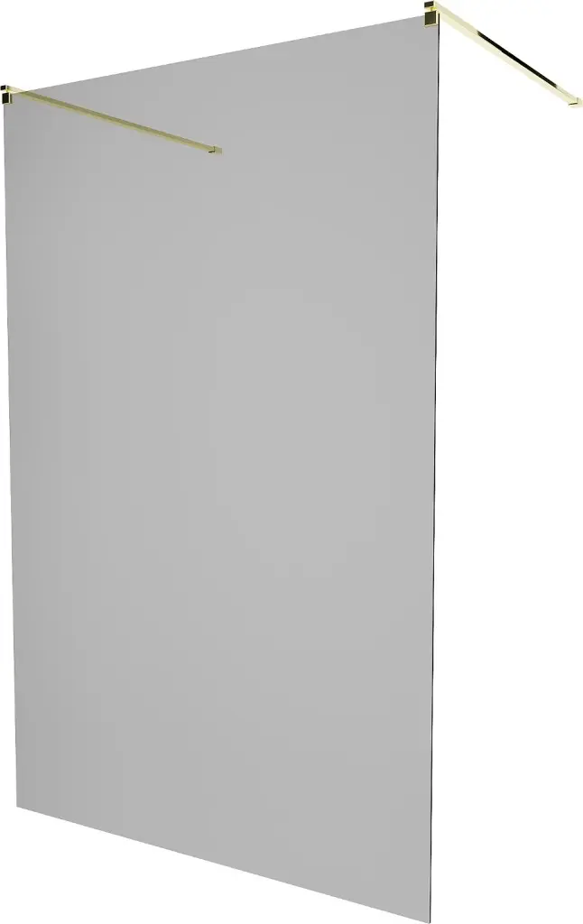 MEXEN/S KIOTO samostatně stojící sprchová zástěna 100 x 200, grafit, černá 800-100-002-70-40