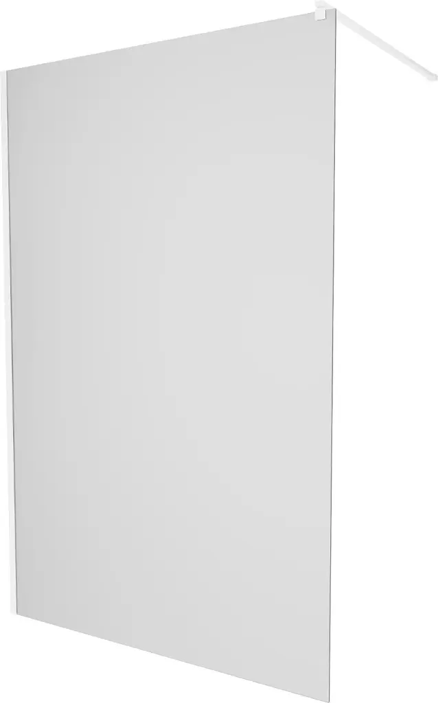 MEXEN/S KIOTO Sprchová zástěna WALK-IN 80 x 200, dekor jinovatka 8 mm, bílá 800-080-101-20-30