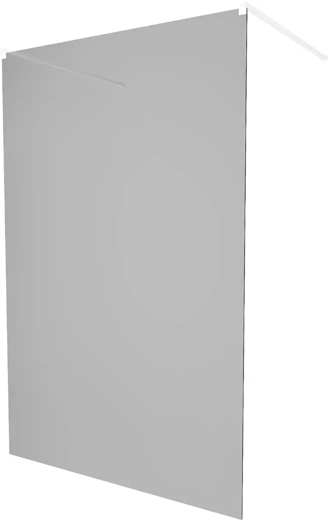 MEXEN/S KIOTO samostatně stojící sprchová zástěna 110 x 200, grafit 8 mm, bílá 800-110-002-20-40