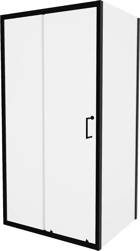 MEXEN/S Apia sprchový kout obdélník 135x90, transparent, černá 840-135-090-70-00