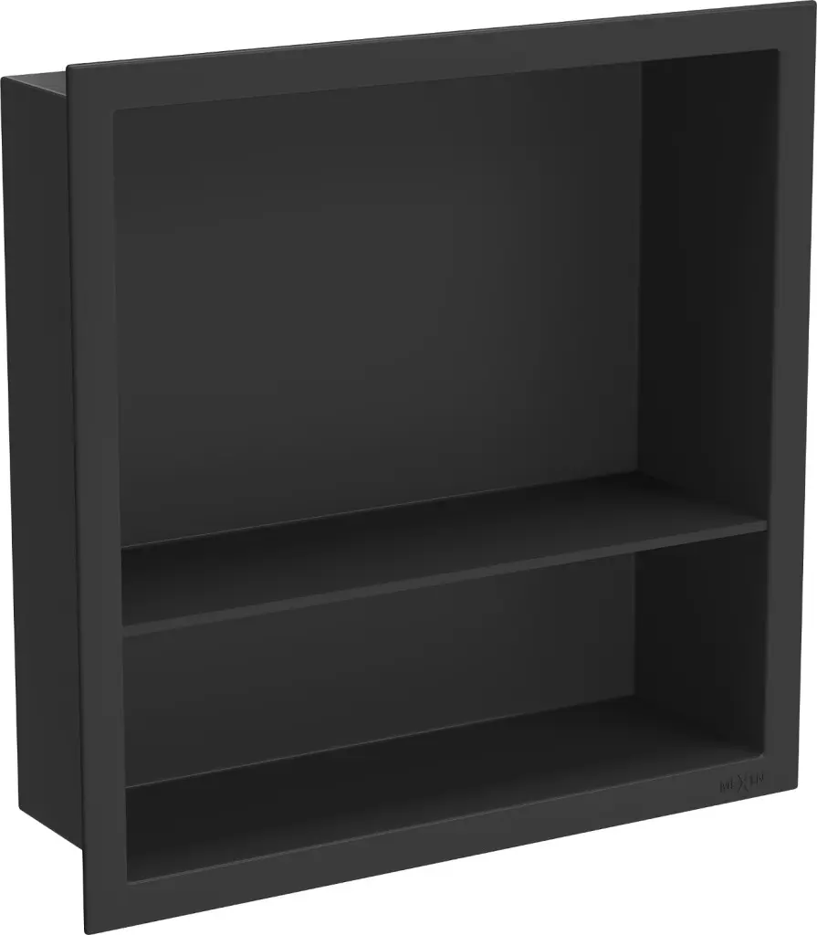 MEXEN X-Wall-R modul pro vestavbu do stěny s poličkou 30 x 30, černá 1970303010S