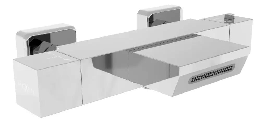 Termostatická vanová baterie MEXEN CUBE chrom