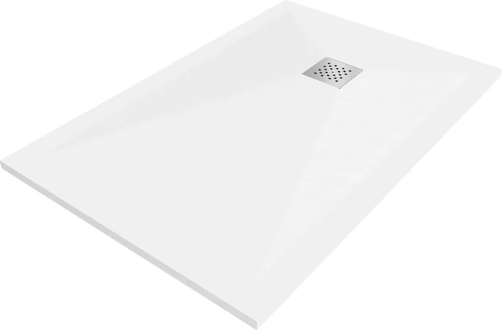 MEXEN Stone+ sprchová vanička obdélníková 110x70, bílá 44107011