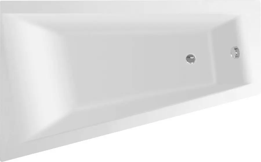 AQUALINE METUJE vana 160x100x42cm, levá, bílá G2610