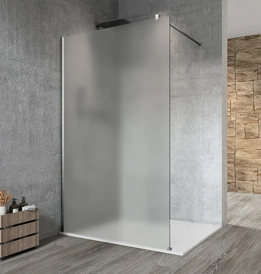 Gelco VARIO CHROME jednodílná sprchová zástěna k instalaci ke stěně, matné sklo, 900 mm