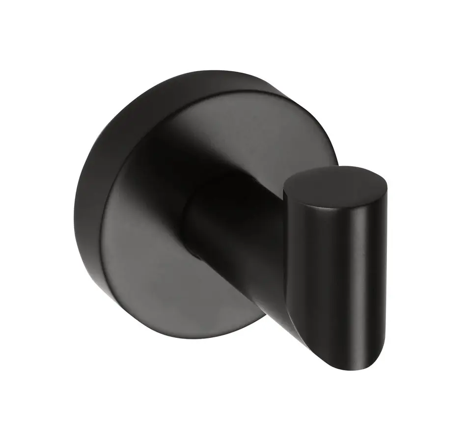 SAPHO X-ROUND BLACK háček, černá mat XR208B