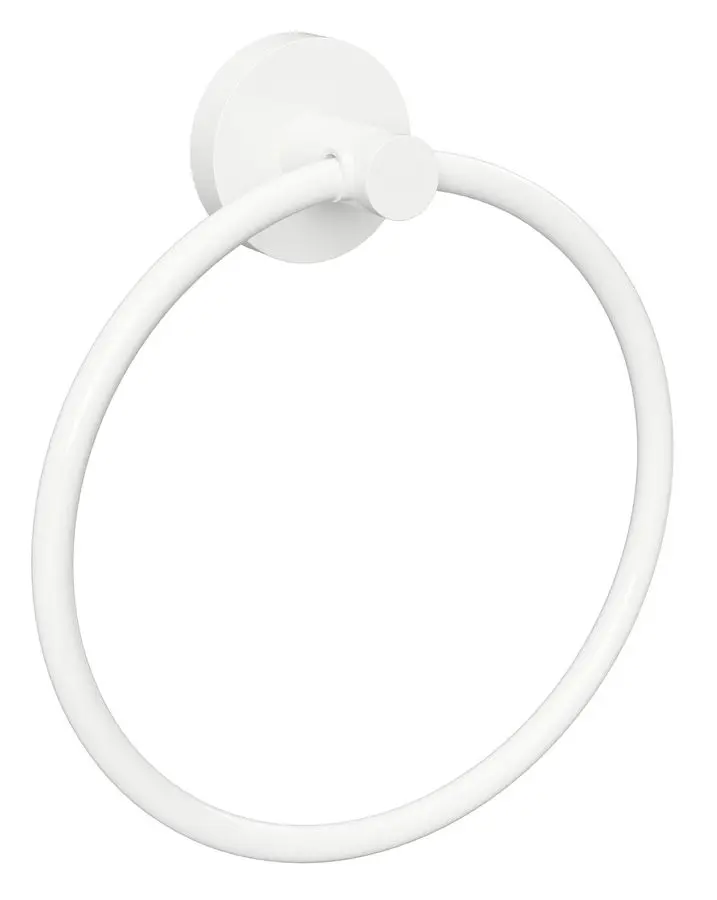SAPHO - X-ROUND WHITE držák ručníků kruh, bílá mat XR411W
