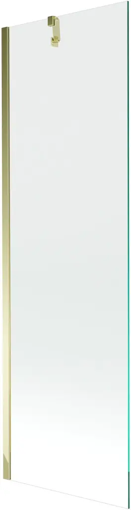 MEXEN/S Next vanová zástěna FIX 60x150, transparent, zlatá 895-060-000-00-00-50