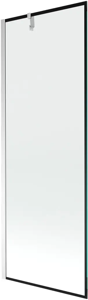 MEXEN/S Next vanová zástěna FIX 70 x 150, černá dekor, chrom 895-070-000-00-70-01