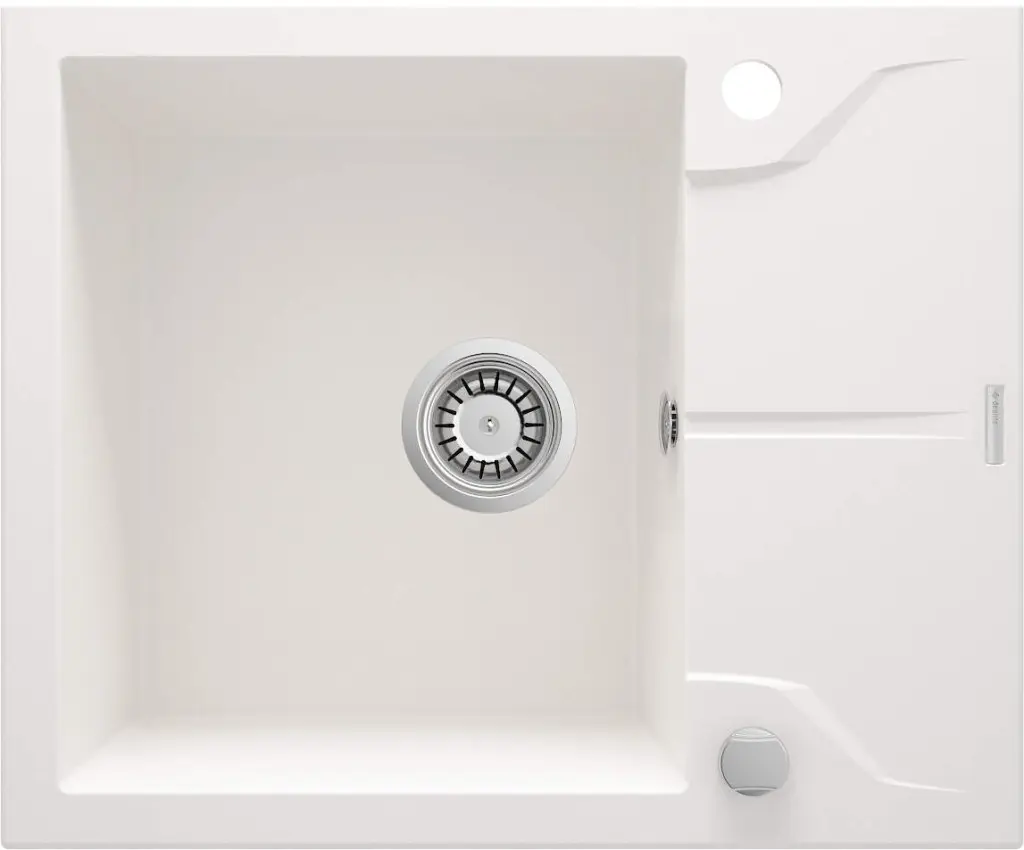 Deante Dřez Andante Flush s odkapávačem, granit - ZQN A11A alabastr