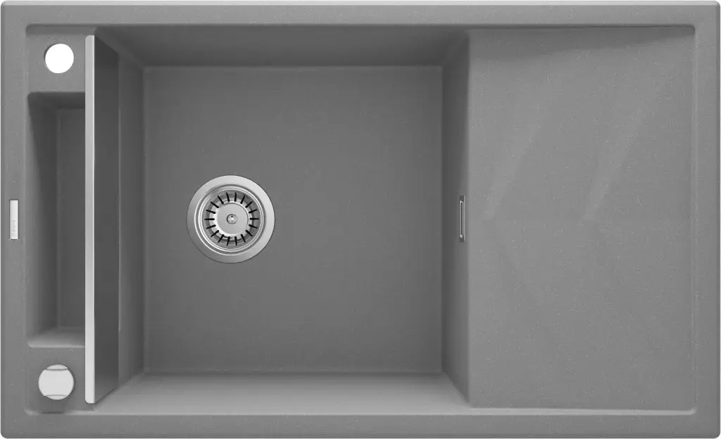 Deante Dřez Magnetic s odkapávačem, granit  - ZRM S113 šedý metalic