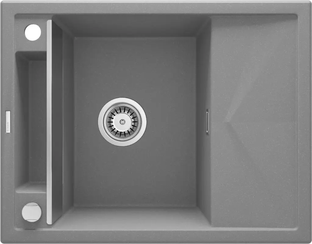 Deante Dřez Magnetic s odkapávačem, granit  - ZRM S11A šedý metalic