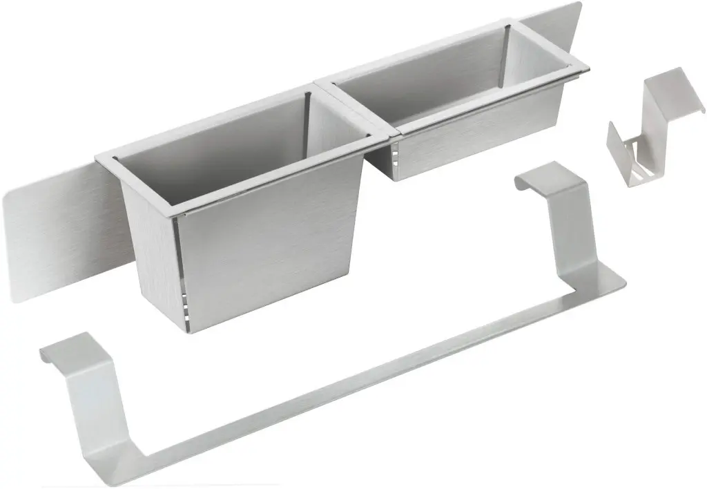 DEANTE Magnetic broušený satin Sada příslušenství pro dřez ZZMK011O