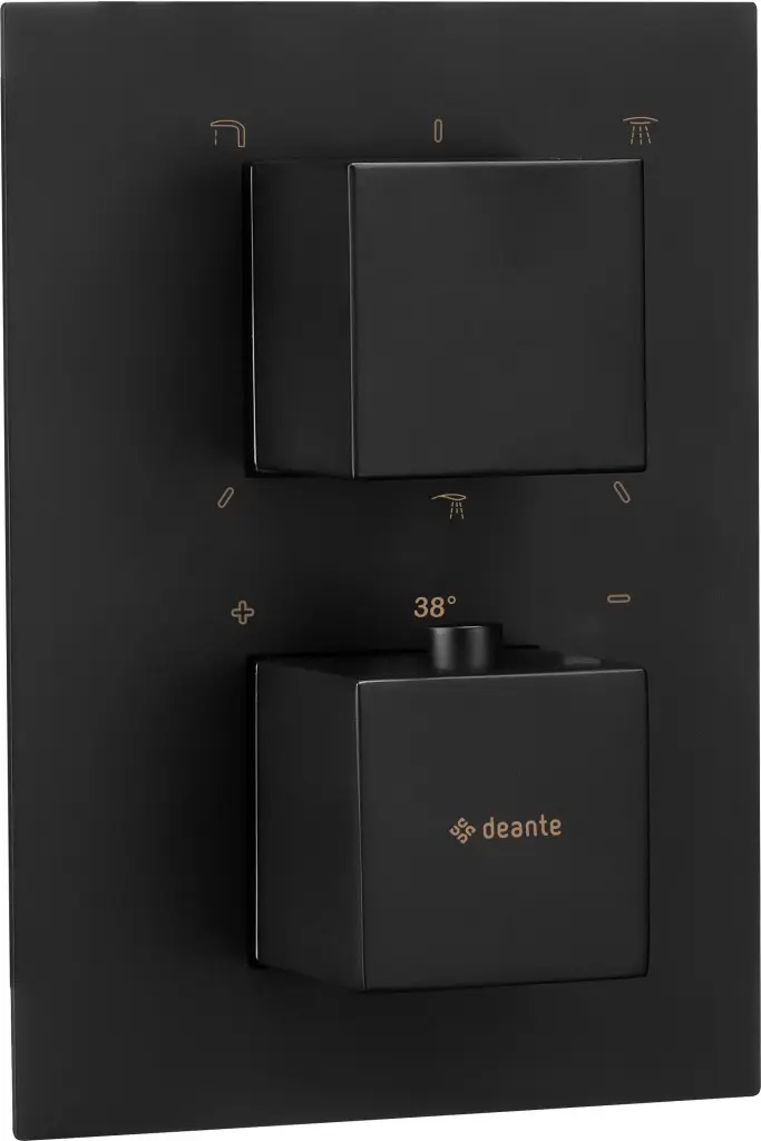 DEANTE Therm černá Vnější prvek, pro termostatický BOX BXY_NEAT