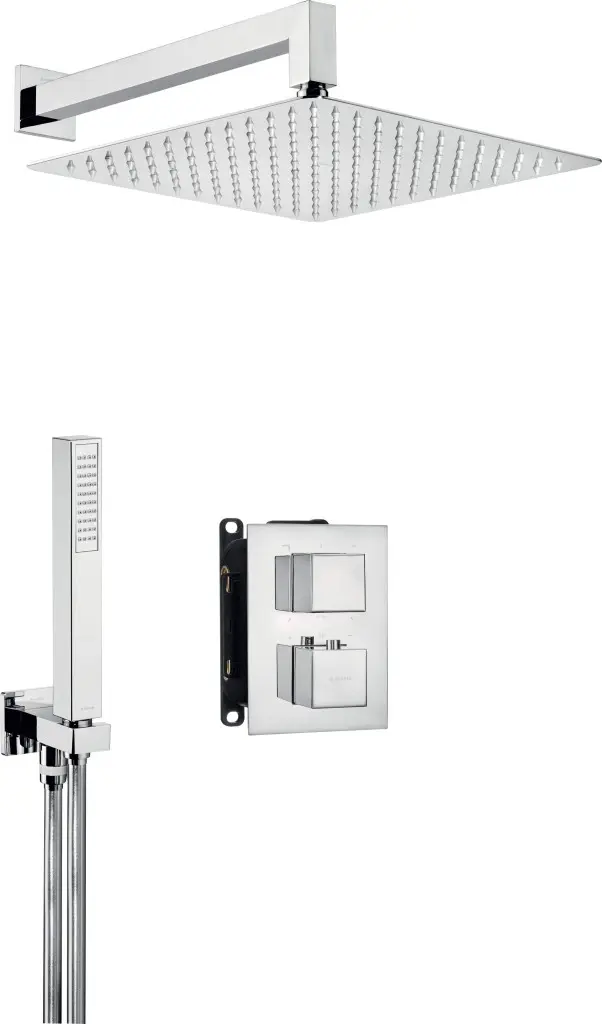 DEANTE Therm chrom Sprchový set pod omítku, s termostatickou BOX BXYZ0EAT