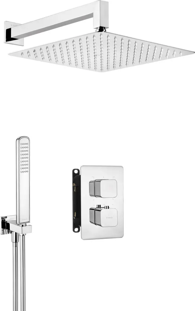 DEANTE Therm chrom Sprchový set pod omítku, s termostatickou BOX BXYZ0ECT