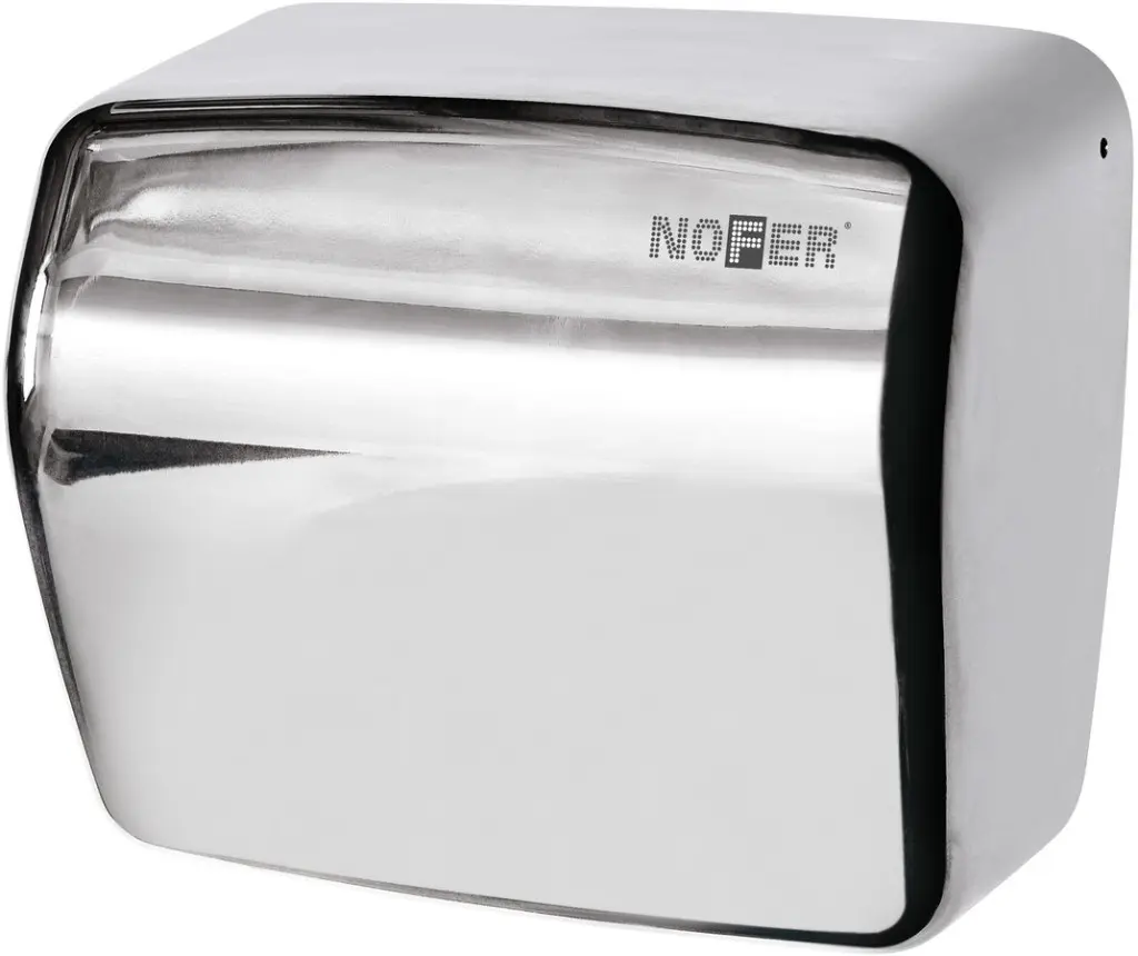 NOFER KAI bezdotykový elektrický osoušeč rukou 220-240V, 1500W, 270x240x170 mm, nerez lesk