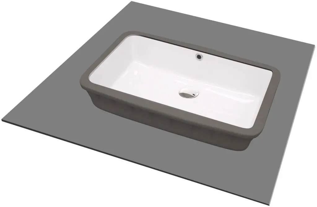 Deante Umyvadlo pod desku Temisto 50x30 cm - CDT 6U5U, keramika