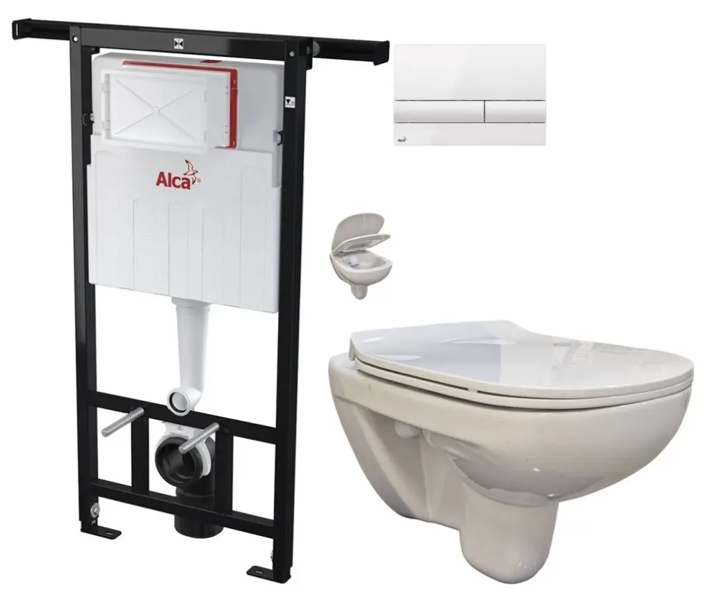 Alcadrain Sádromodul s tlačítkem M1710 AM101/1120 M1710 EG1