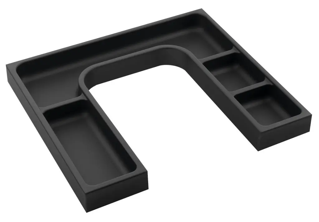 SAPHO LINDO "U" organizér 372x36x323, plast, antracit LD001