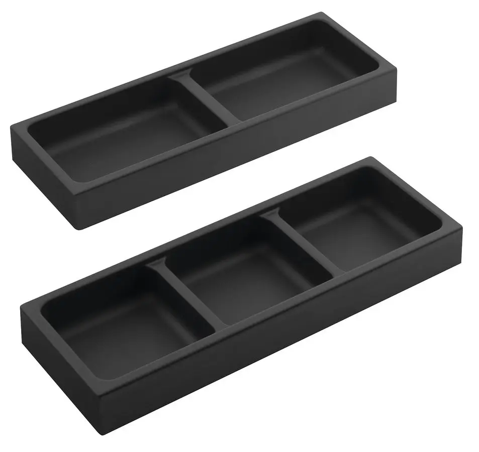 SAPHO LINDO boční organizér, sada 2ks, 114x323, plast, antracit LD002