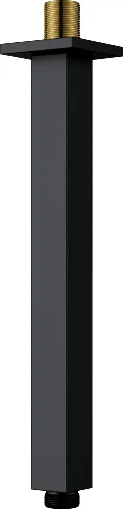 DEANTE Cascada černá Sprchové rameno, strop 250 mm NAC_N48K